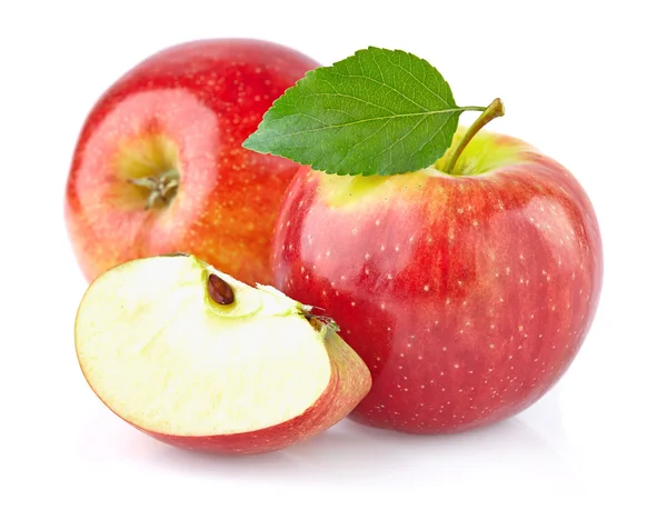 Apple with slice — Stock Photo, Image