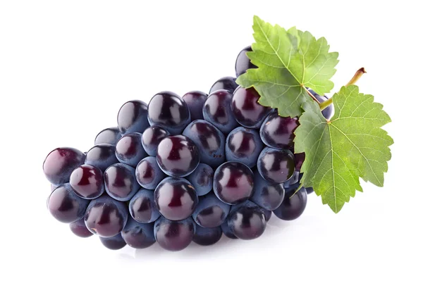 Grapes with leaves — Stock Photo, Image