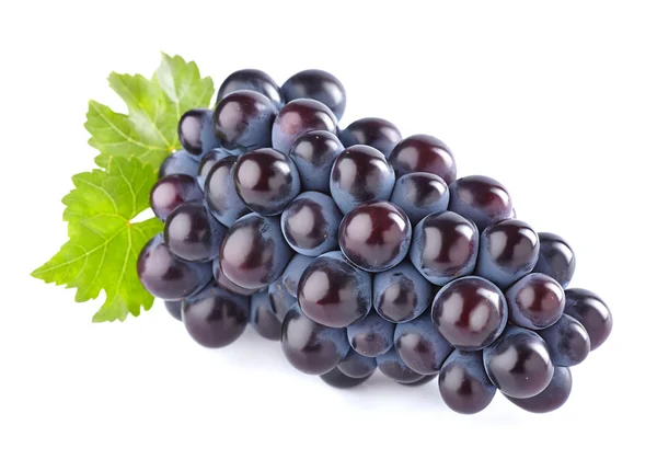 Grape with leaves — Stock Photo, Image