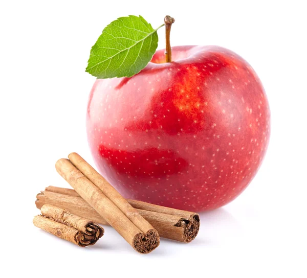 Manzana con canela —  Fotos de Stock