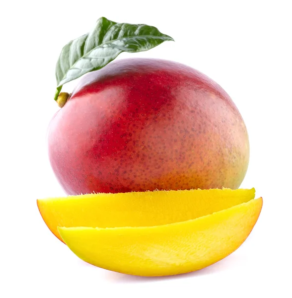 Mango with slices — Stock Photo, Image