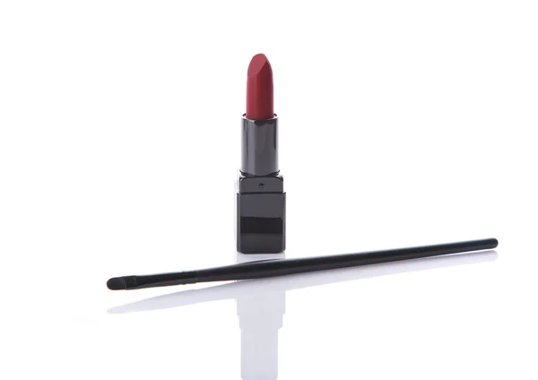 Classic red matte lipstick — Stock Photo, Image