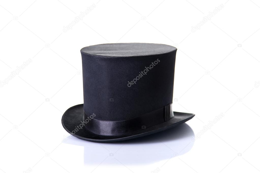 Black classic top hat