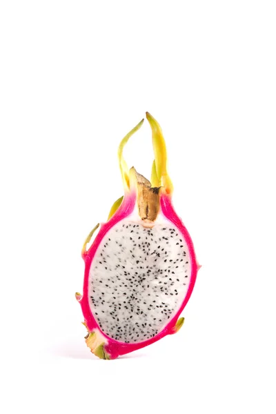 Cross section of a fresh dragon fruit — Stock Photo, Image