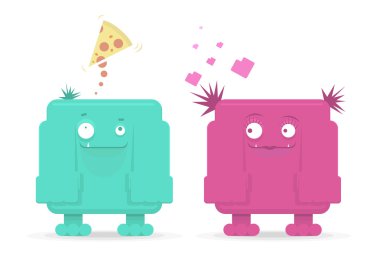 Komik karikatür St Sevgililer günü için