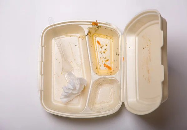Empty takeout food box — Stock Photo, Image