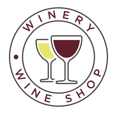 Şaraphane etiket simgesi