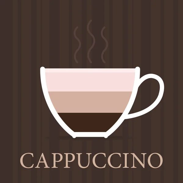 Coffee icon in vintage style — Stock Vector