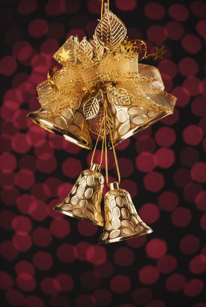 Beautiful Christmas bells decoration — Stock Photo, Image