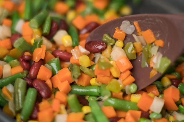 Tasty stir fry vegetables — Stock Photo, Image