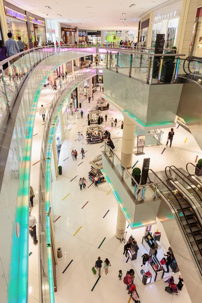 Inside modern luxuty mall