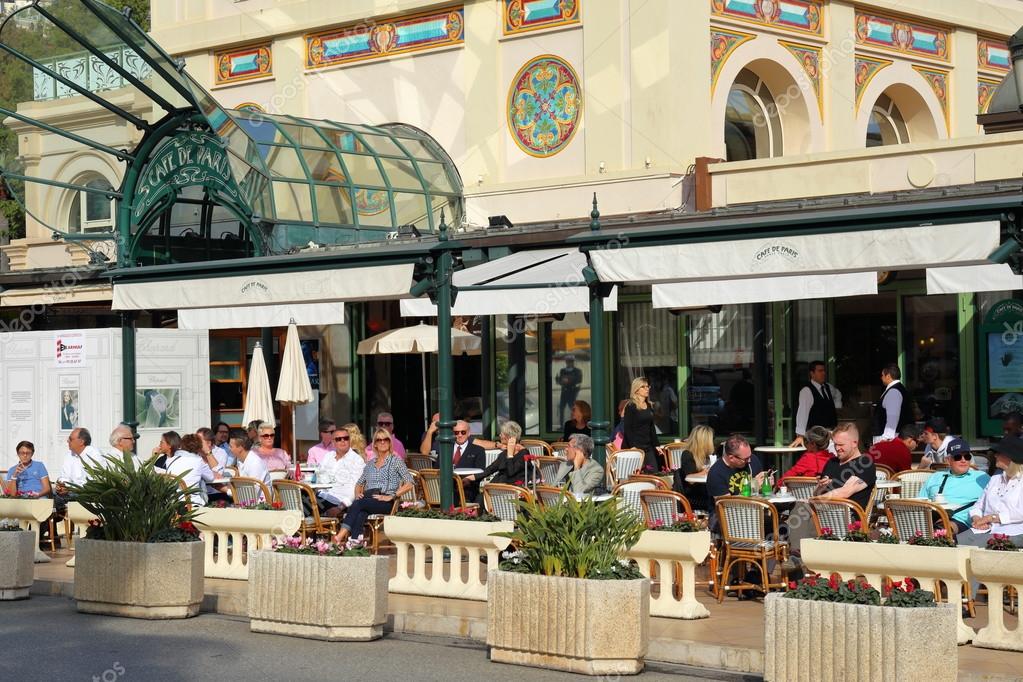 Célèbre café de paris à montecarlo — Photo éditoriale