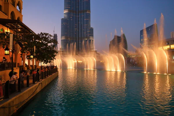 Night view Dancing fountains