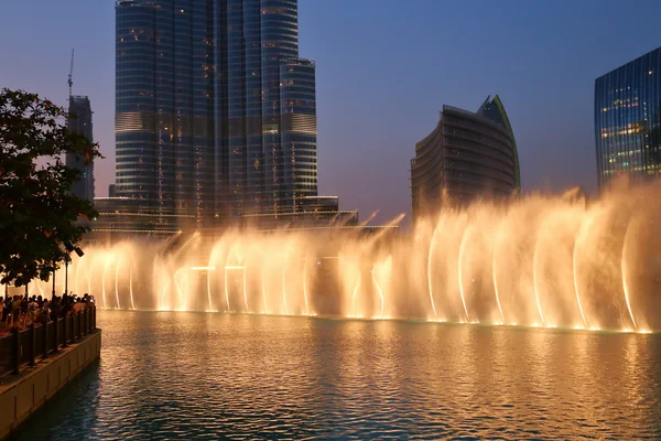 Night view of Dancing fountains