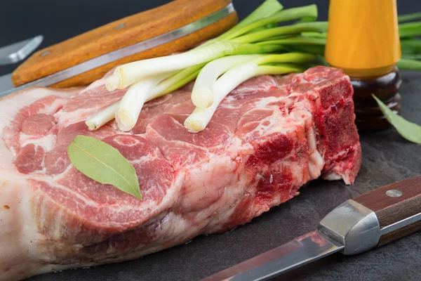 Piece of pork meat — Stock Image Piece of pork meat Royalty Free Stock Photos