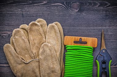 Bahçe makası, kravat tel,