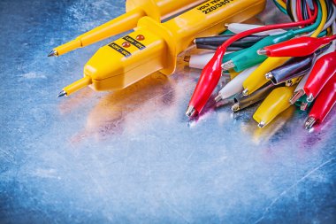 electrical tester, crocodile clip cables