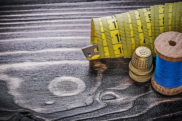 Tape measure, vintage spool — Stock Photo, Image