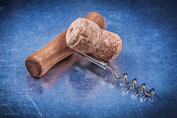 Cork tap corkscrew — Stock Photo, Image