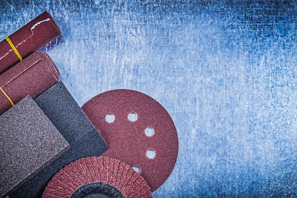 Assortment of abrasive equipment — Stock Image Assortment of abrasive equipment Stock Image