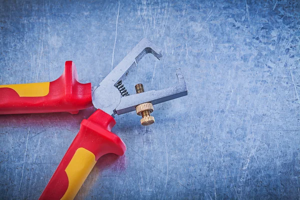 Insulated wire, strippers — Stock Photo, Image