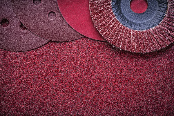 Abrasive flap wheels — Stock Image Abrasive flap wheels Royalty Free Stock Photos