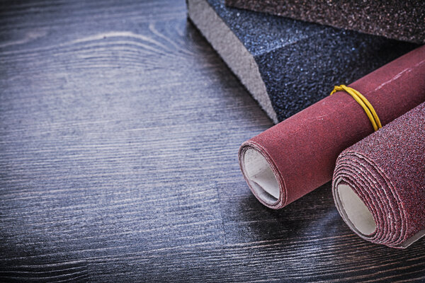 Наждачная бумага, шлифовальные губки
