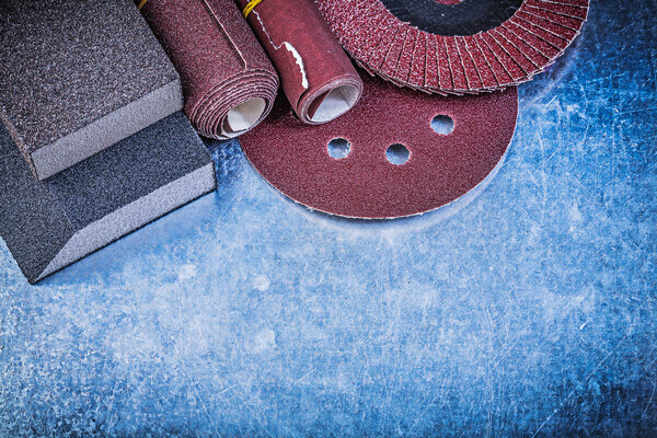 Collection of abrasive tools