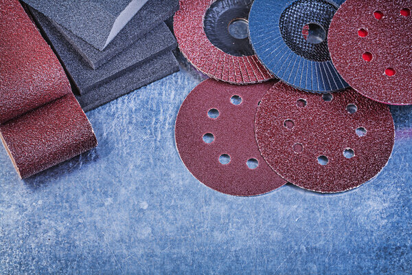 Composition of abrasive equipment