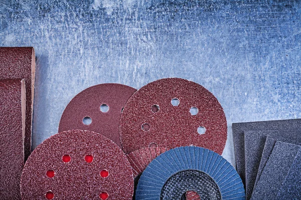 Collection of abrasive tools — Stock Image Collection of abrasive tools Stock Image