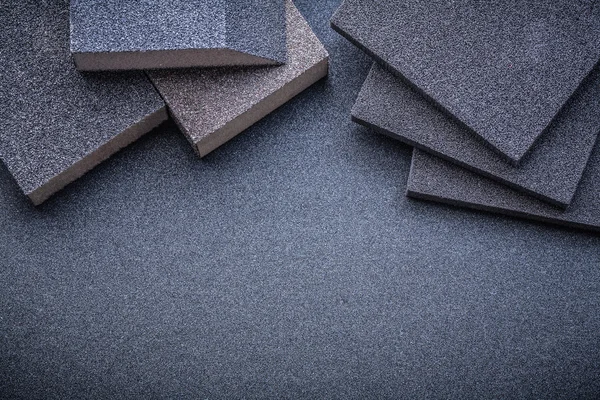 Abrasive sponges on polishing sheet — Stock Image Abrasive sponges on polishing sheet Royalty Free Stock Images