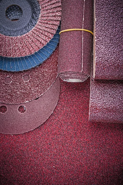 Collection of abrasive equipment — Stock Image Collection of abrasive equipment Stock Picture