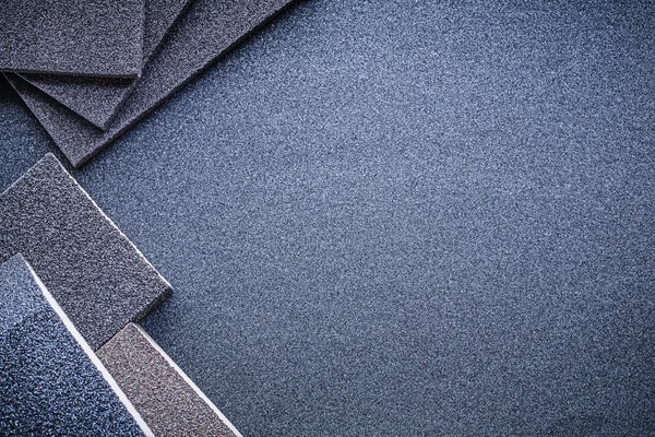 Abrasive sponges on sandpaper — Stock Image Abrasive sponges on sandpaper Stock Picture