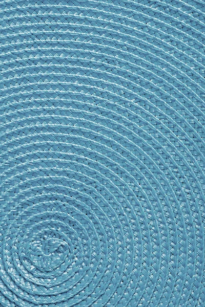Blue wicker place mat — Stock Photo, Image