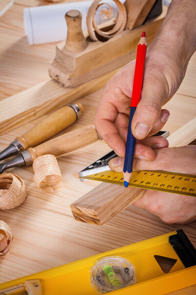 Joiners tools top view
