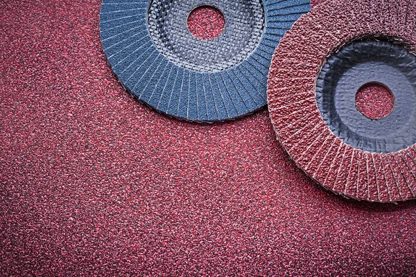 Flap grinding wheels — Stock Image Flap grinding wheels Stock Image