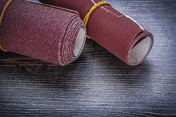Rolled up glass-papers — Stock Image Rolled up glass-papers Stock Picture
