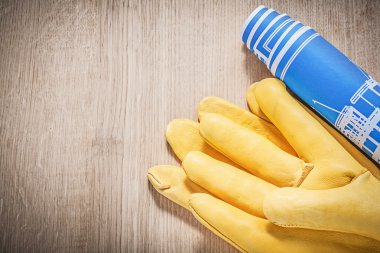 Deri Emanet eldiven ve inşaat planları