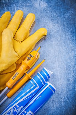 Elektrik test cihazı, Emanet eldiven ve planları