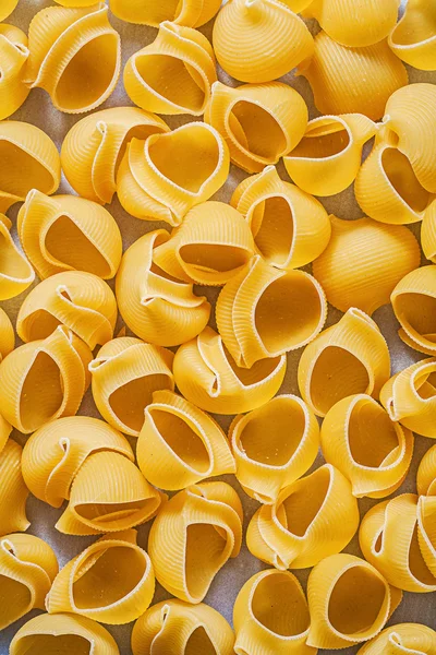 Pasta shells background — Stock Photo, Image
