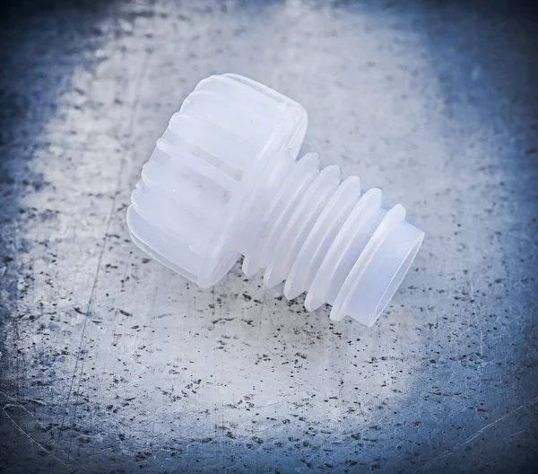 Пластиковый пробковый кран — стоковое фото