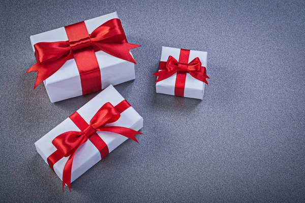 Assortment of boxed presents — Stock Photo, Image