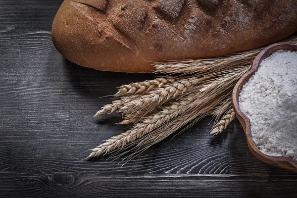 Gebakken bruin brood — Stockfoto