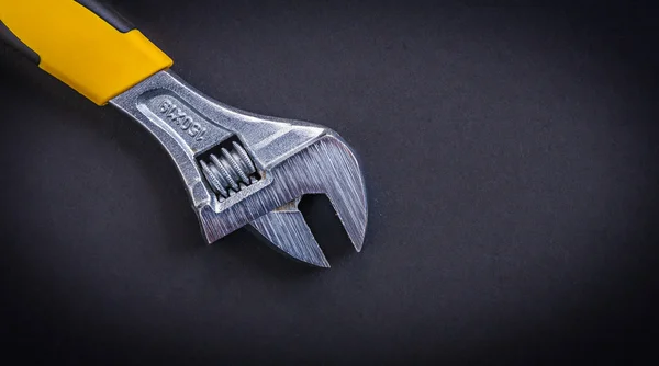 Adjustable wrench with handle — Stock Photo, Image