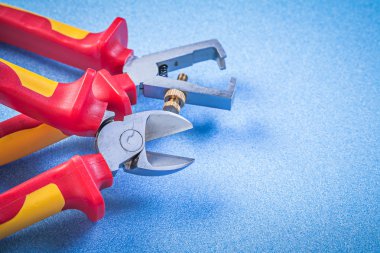 Yalıtılmış tel striptizci mavi 