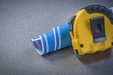 gri arka plan üzerinde blueprint