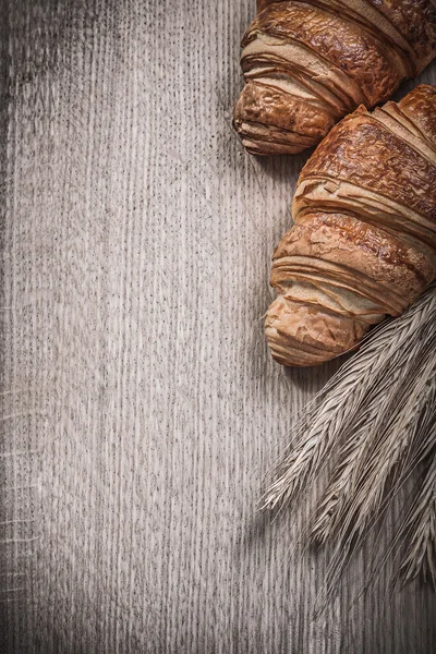 Pere di segale di grano dorato — Foto Stock