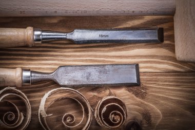 Tahta çekiç düz Keskiler