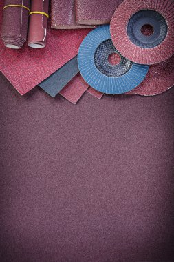 Aşındırıcı, taşlama malzemesi yığını 