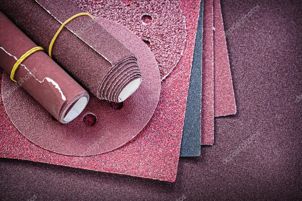 Assortment of abrasive materials Stock Photo by ©mihalec 111382340